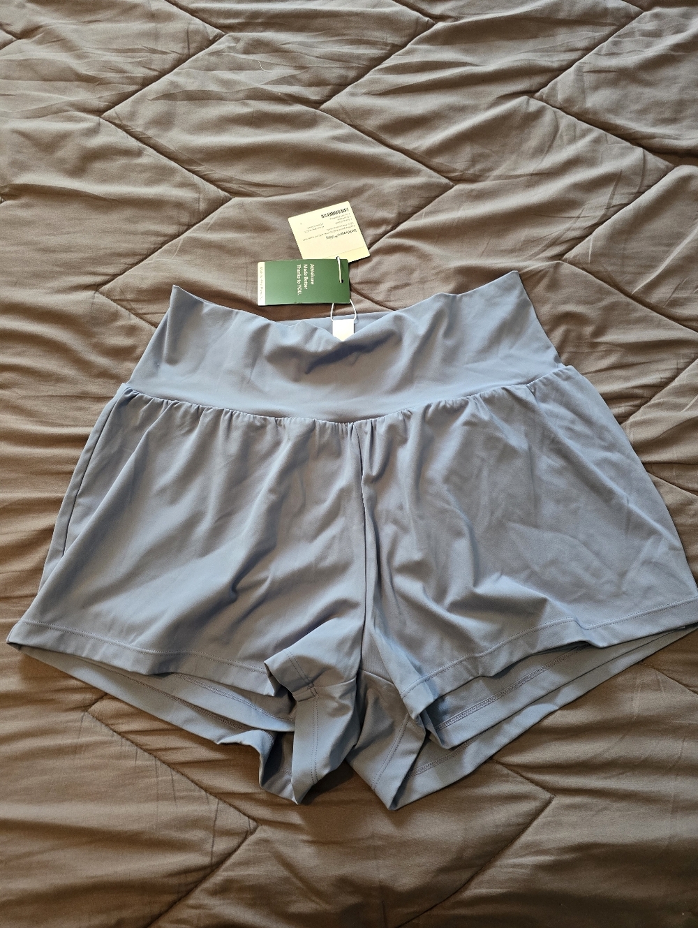 HALARA Light Blue Active Shorts